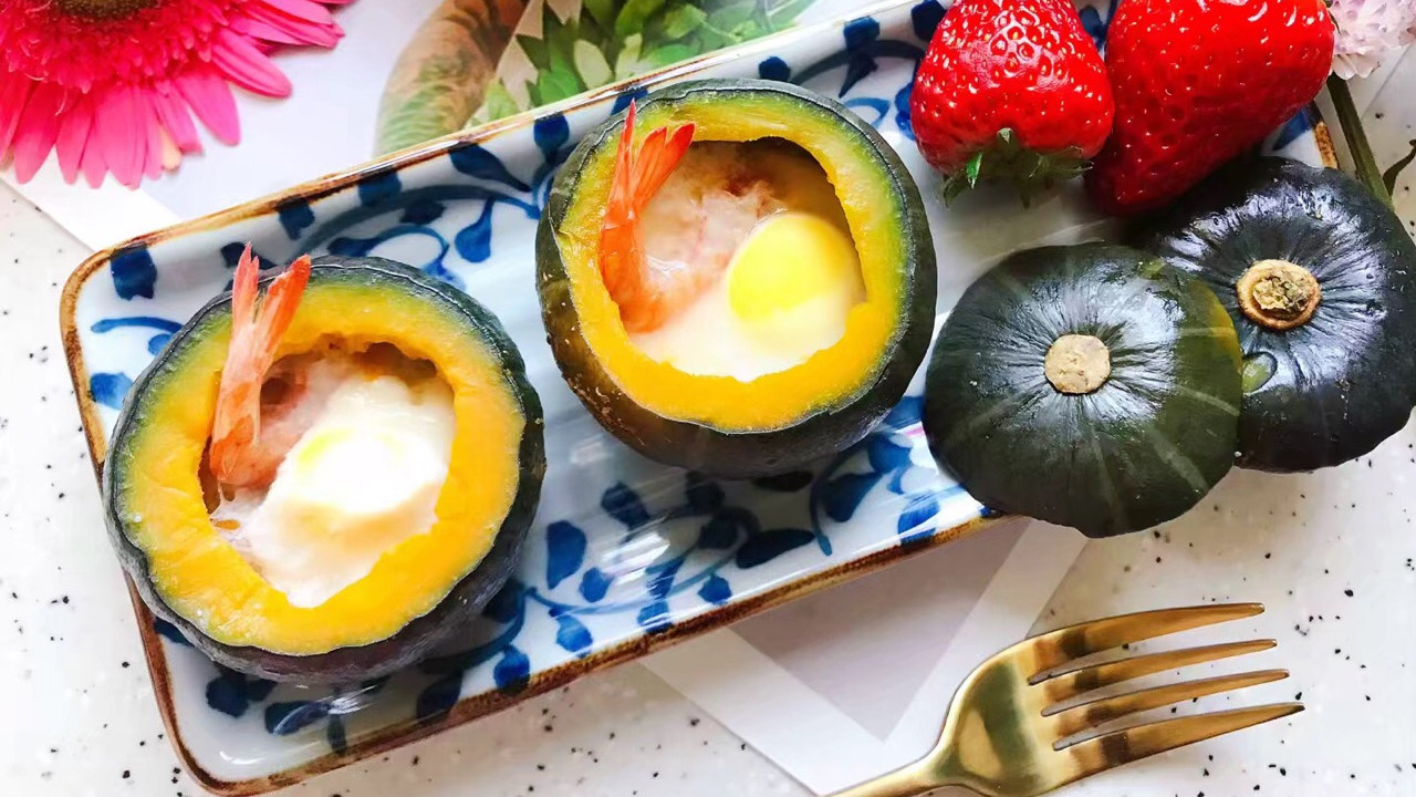 南瓜|自制贝贝南瓜盅，颜值高味道好，蒸一蒸就出锅，鲜嫩好吃