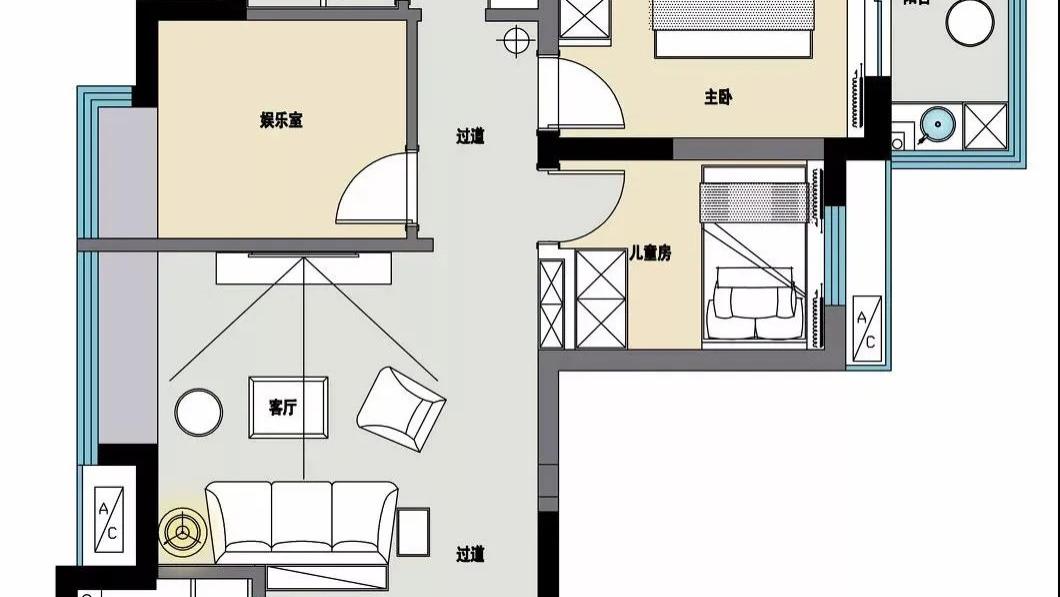 79㎡二居室，看一眼就爱上的北欧风