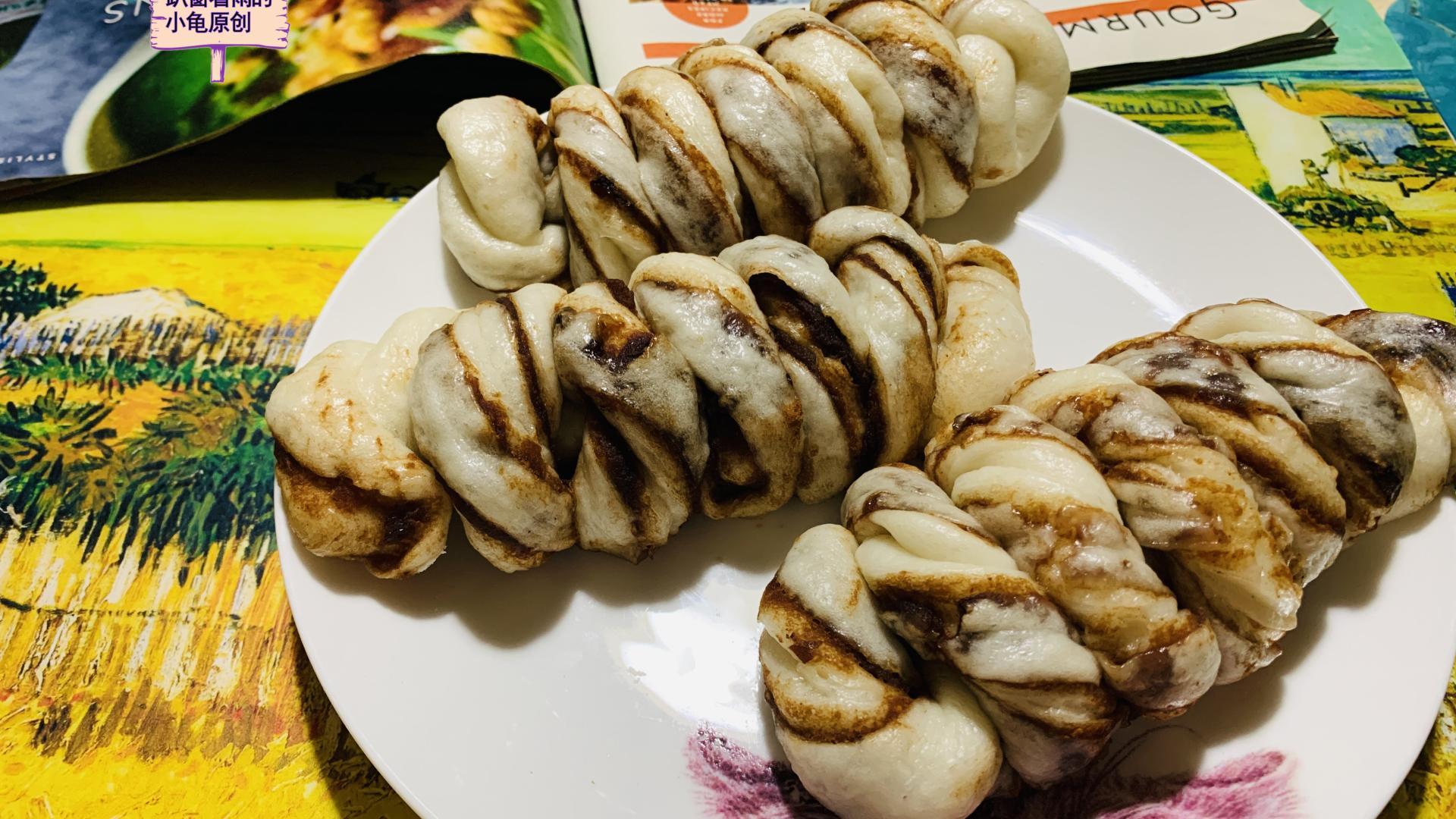 面粉|馒头吃腻了，不如给家人试试这个豆沙卷，好看又好做，比面包还香