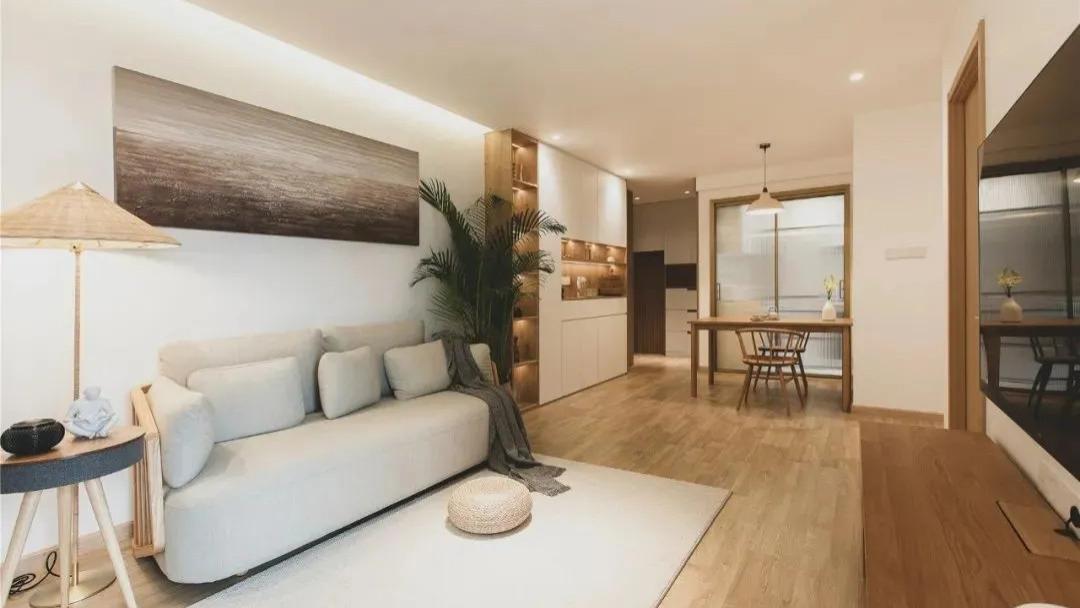 老房翻新 | 66平简约日式风，治愈系的实用两居