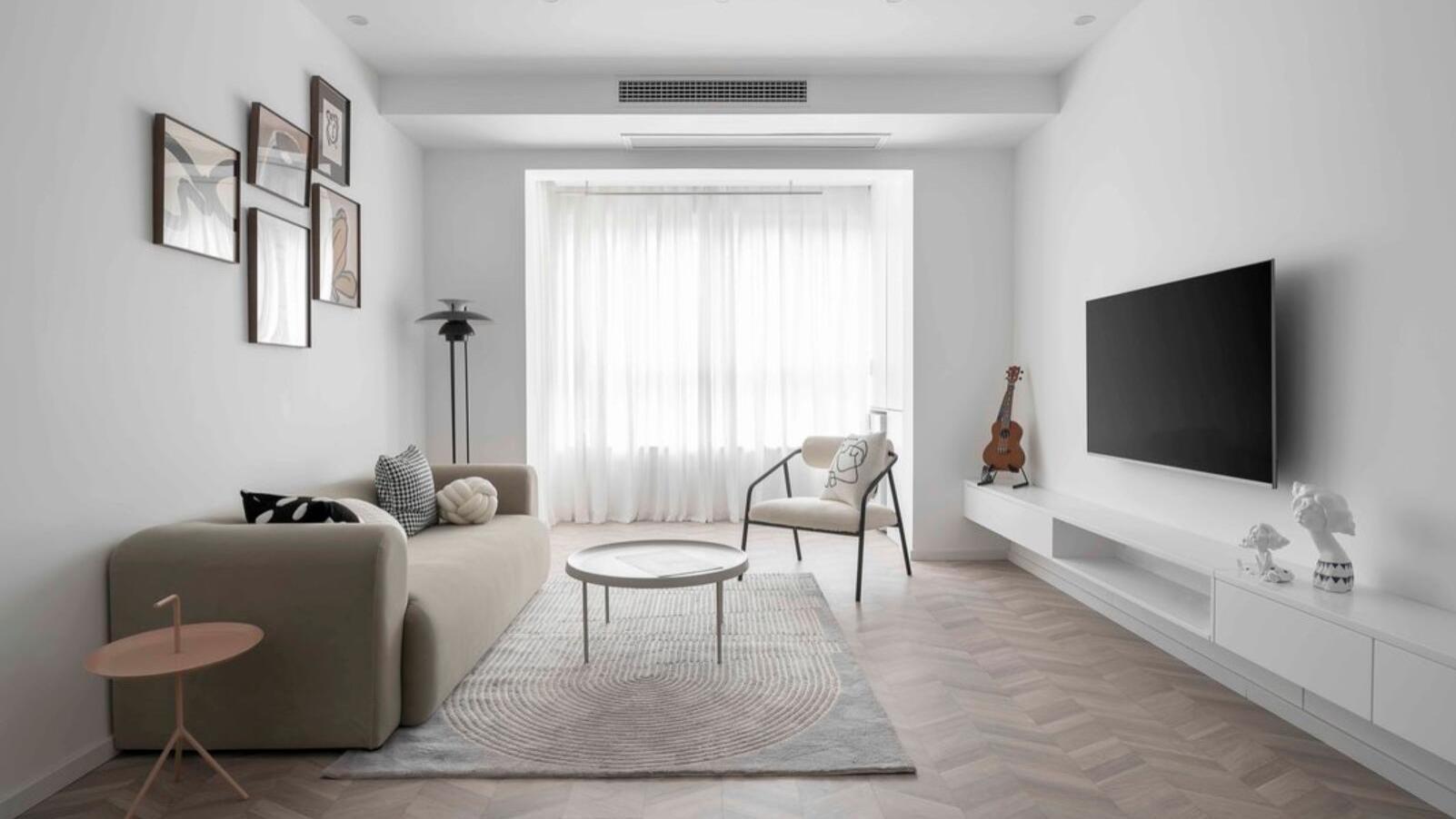 她80㎡新家，全屋窗明几净，并不是勤打理，合理设计才是关键