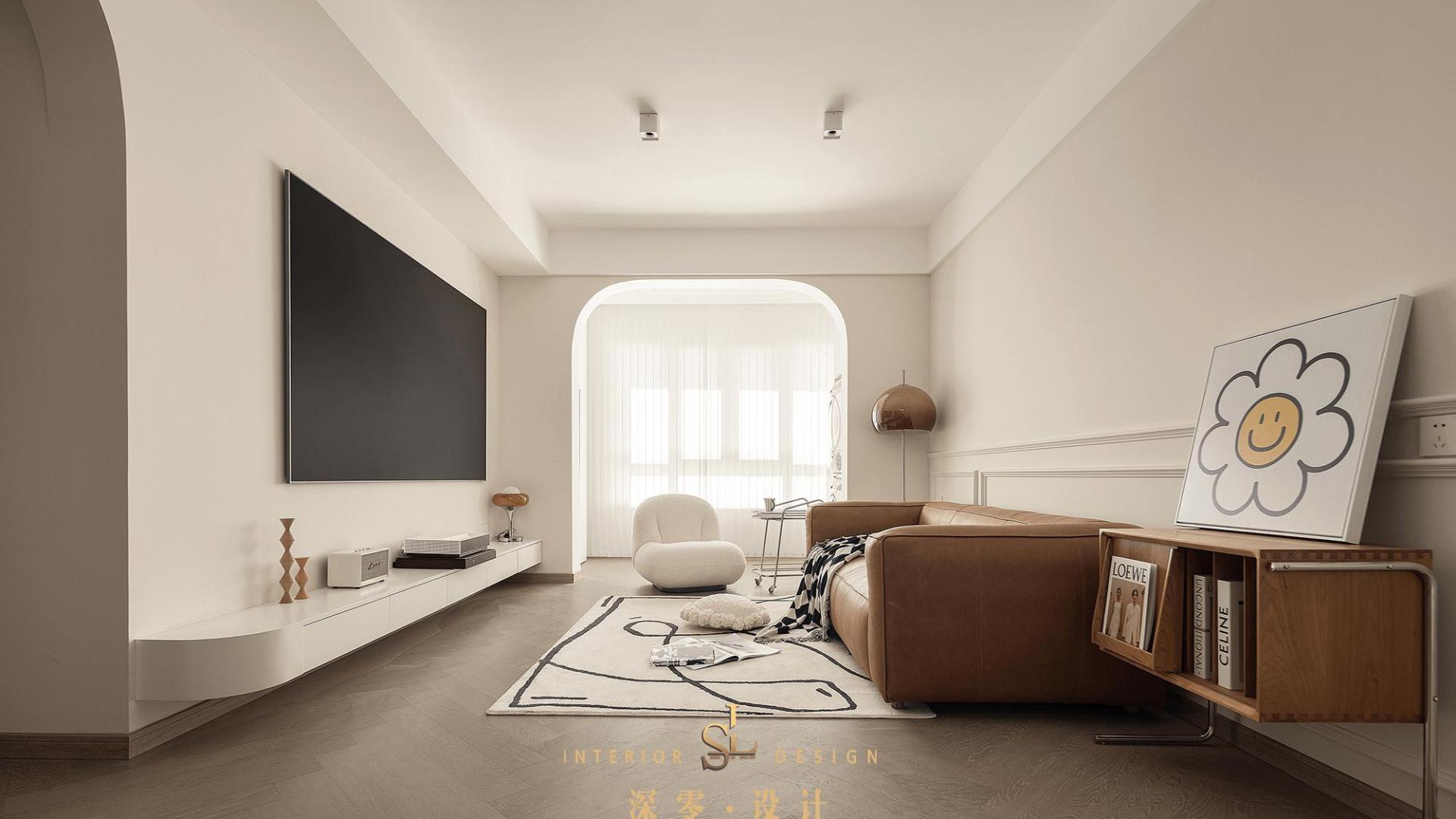 绝美！小姐姐的95㎡简约轻复古风，以暖色调构造出满屋的温馨优雅感