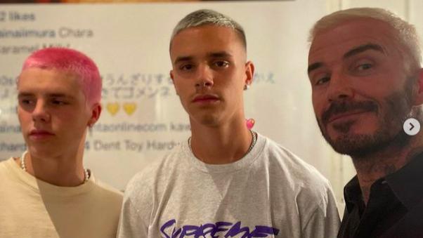 发型|发型的重要性堪比整容！贝克汉姆染金发扮小鲜肉，俩儿子贼像贝嫂