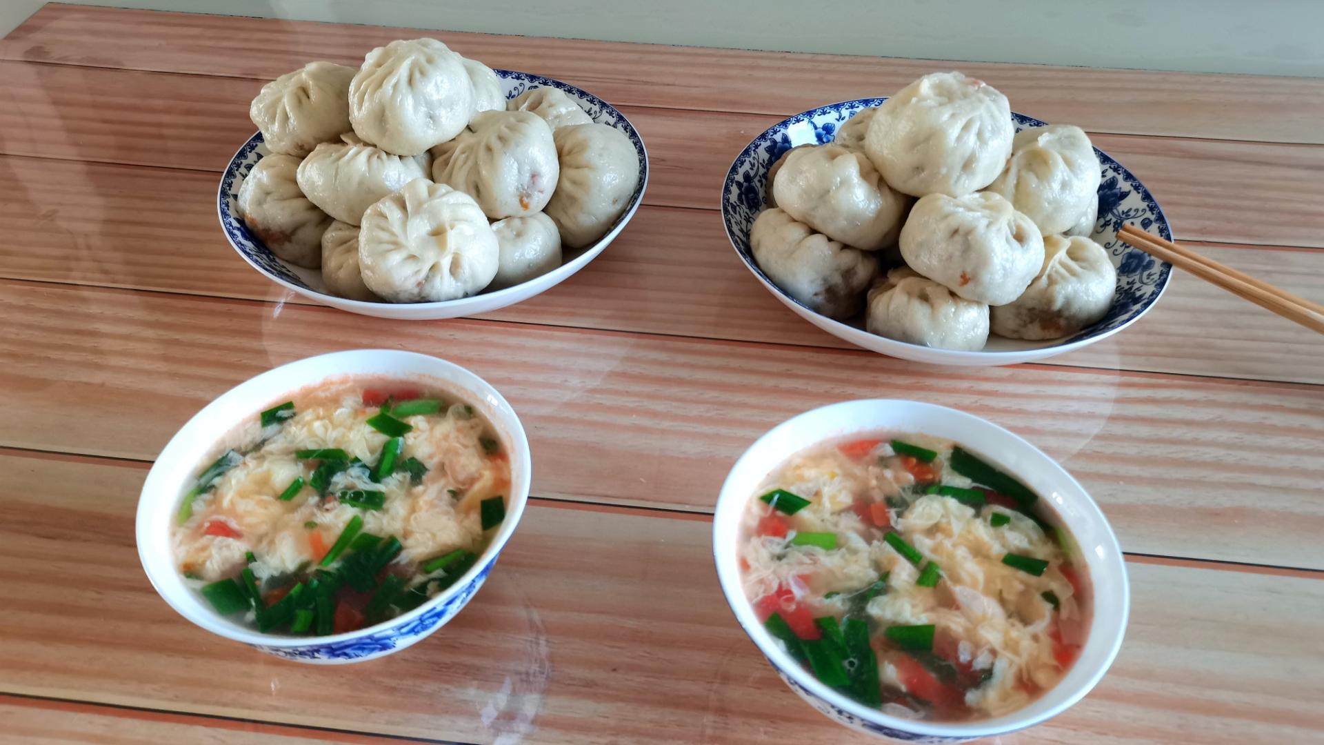 包子|这个馅料包子家家都可以包，一次蒸一锅，放开了吃，太过瘾