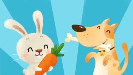 美国小学英语1  第2课 小兔哥