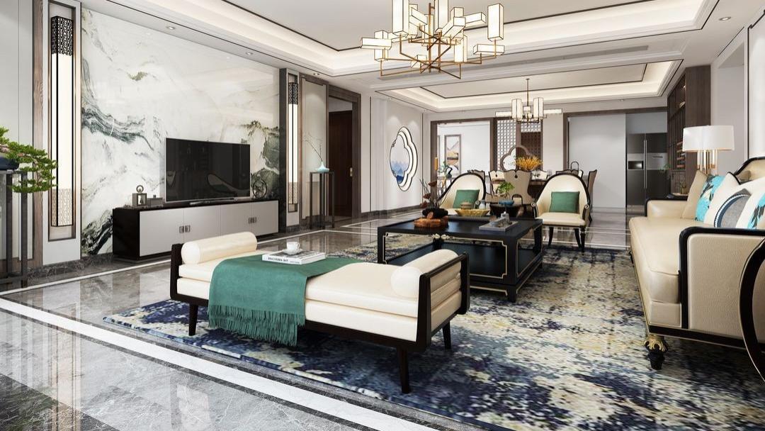 中西结合的大平层，舒适又宽敞，尽显高级和质感！