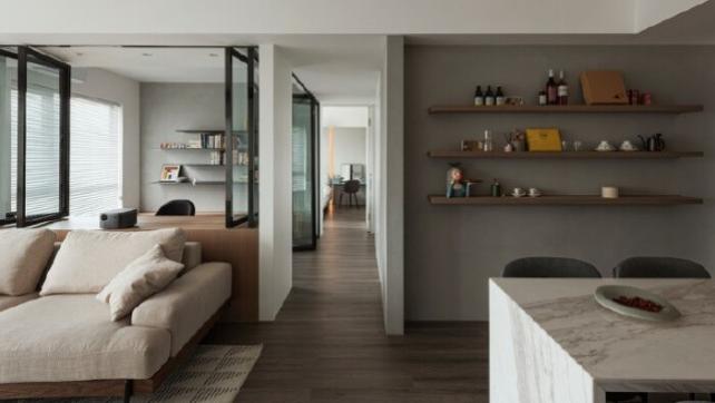 90㎡清新低调的时尚设计，看的我家也想这么装修了，太羡慕了