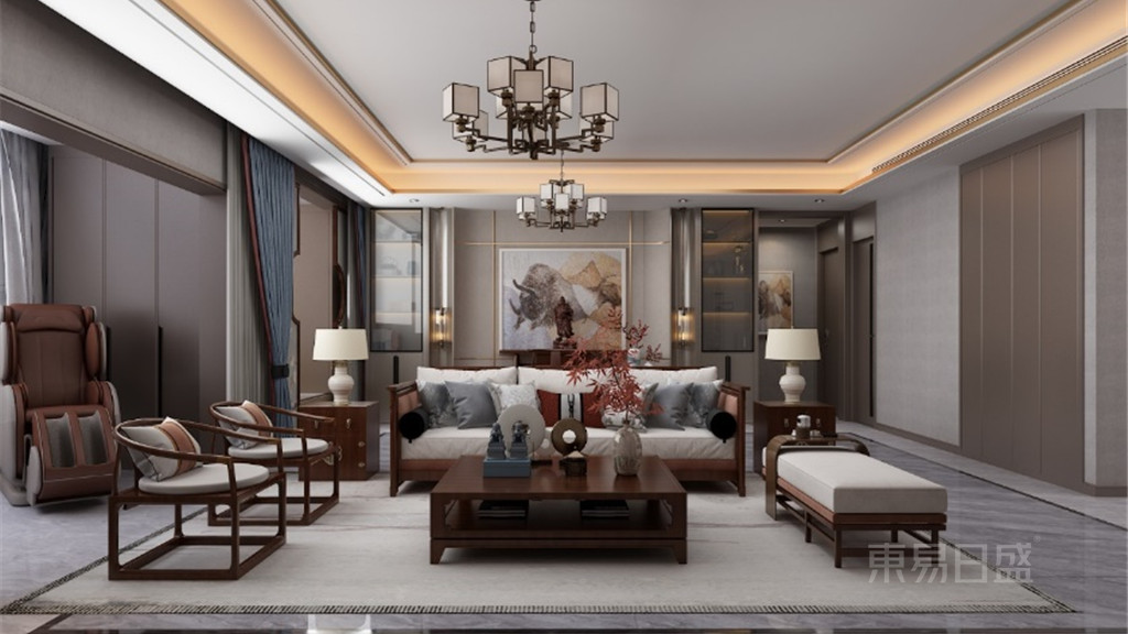 152㎡新中式风格，尽享安闲之美