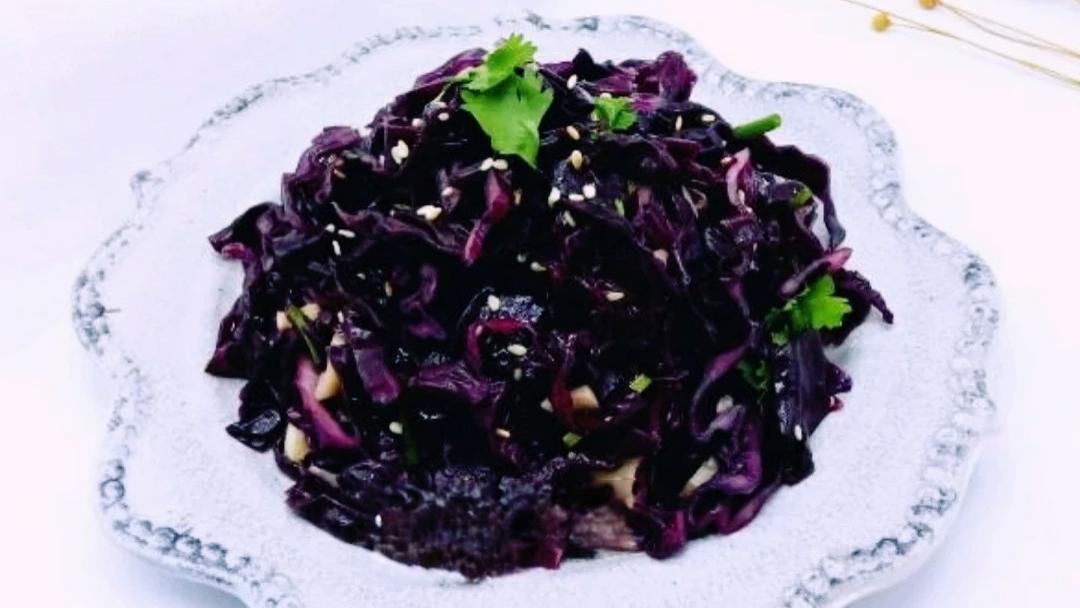 煎饼|凉拌紫甘蓝，酸汤魔芋豆腐，椒麻皮皮虾，好吃到减肥开胃两不误！