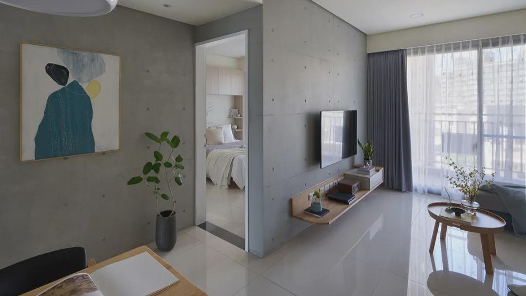 夫妻俩晒出82㎡新家，3房2厅不浪费一丝空间，日子越过越顺心