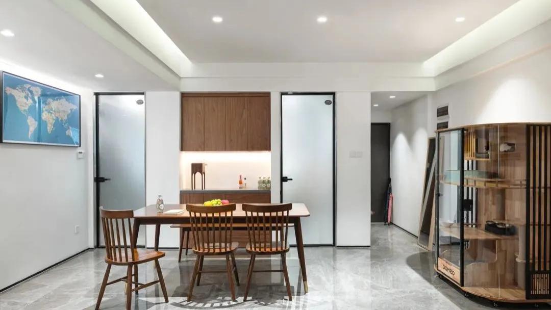 89㎡简约大气小家，异形空间巧妙改造，可以说是养猫人的理想住宅！