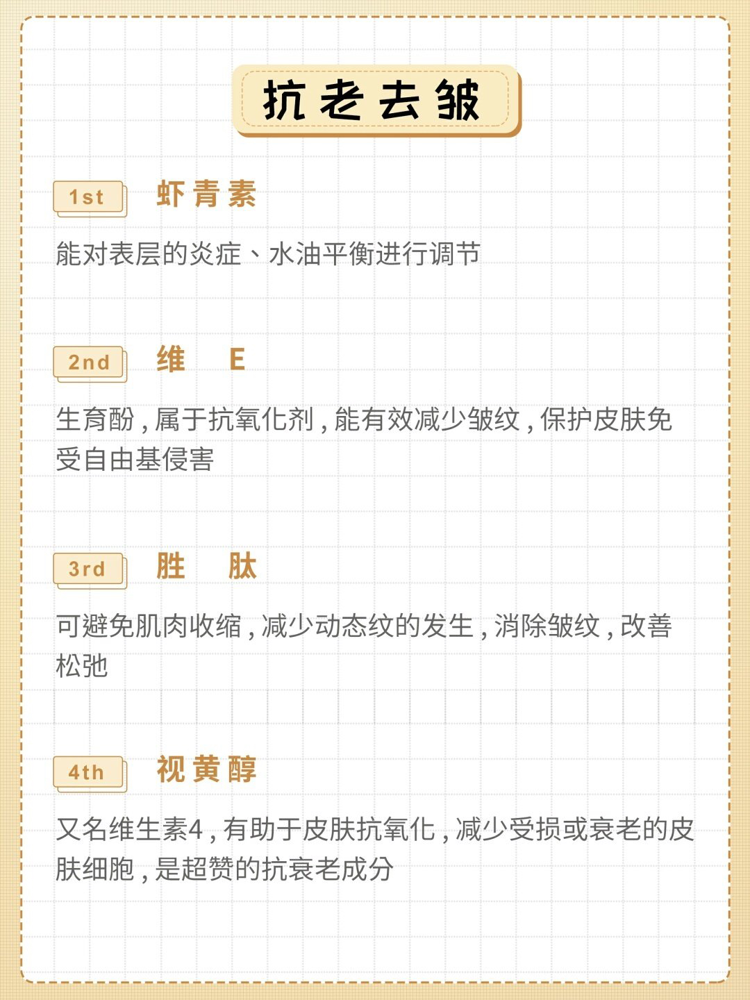 作为一个实打实的成分党，在护肤