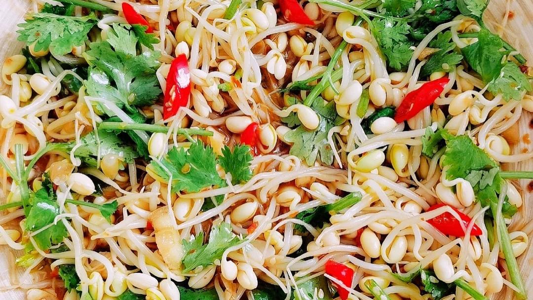 豆芽|超惊艳的凉拌菜：凉拌豆芽，凉拌生菜，凉拌平菇，味道真的太绝了