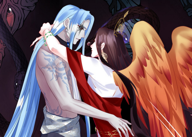 漫画|魔尊要抱抱:小凤凰中蛇毒发狂,烛曰替其取灵药,对战蛇窟太帅了