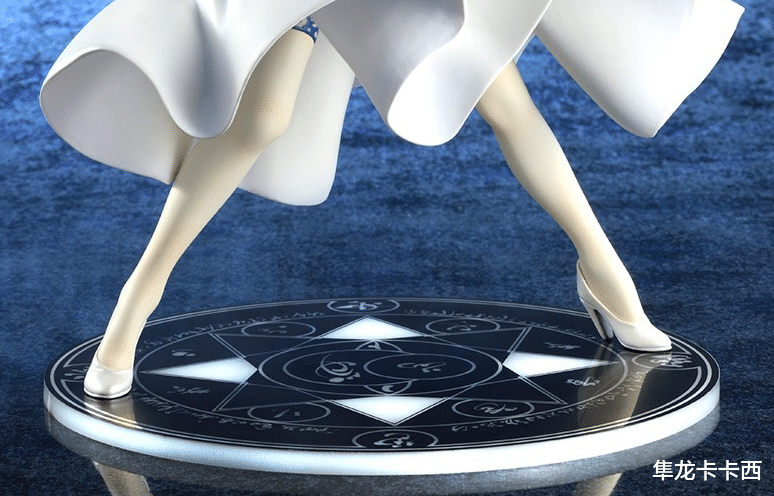 手办|FateUBW:白色礼服版呆毛王手办再版 自带变色效果 C妈太懂了