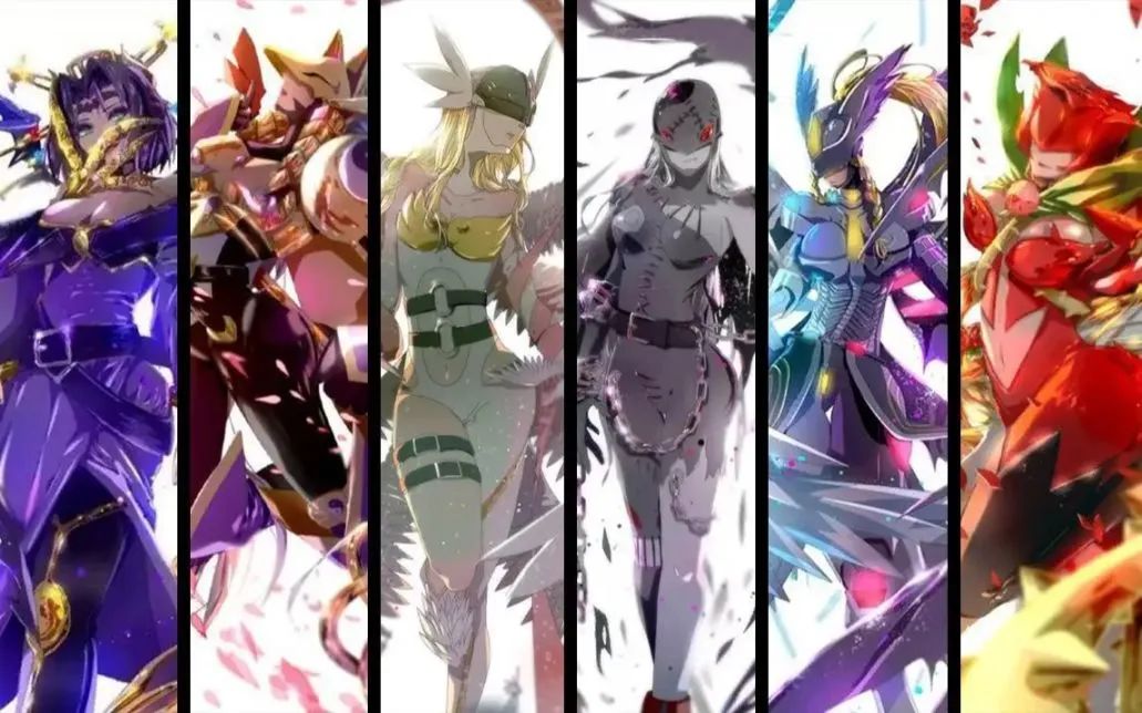 数码宝贝|童年女神:那些惊艳的女性数码宝贝!