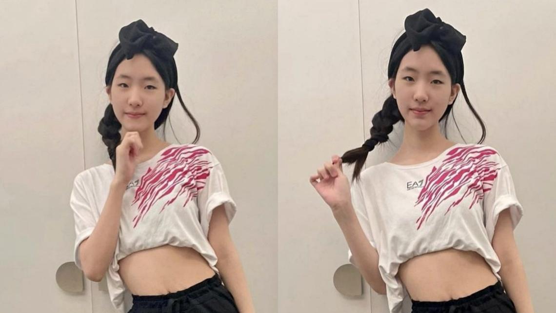 小S|小s16岁长女晒甜美自拍，露出小蛮腰秀好身材，干爹陈建州点赞