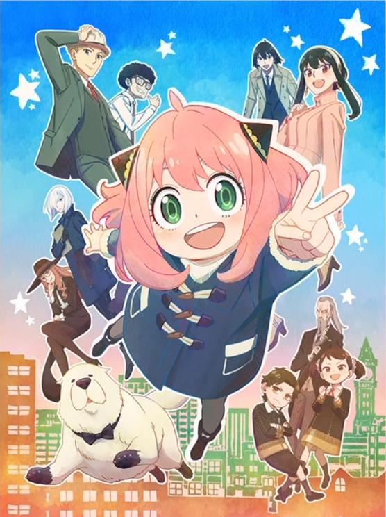 间谍|间谍过家家动画第二季官方宣传绘黄昏的小迷妹败犬夜帷登场