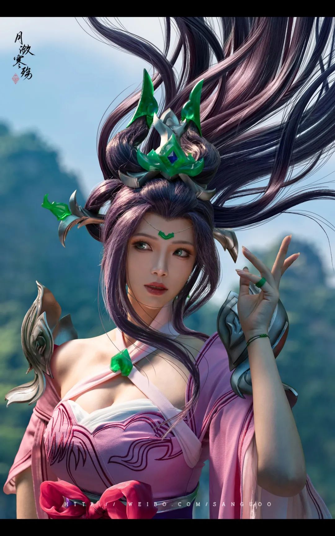 |《英雄联盟》玉剑传说迦娜，质感炸裂，精美用心第一眼以为是原画