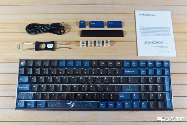 机械键盘|精致制作的百键,操作丝滑触发灵敏-新贵GM1000机械键盘