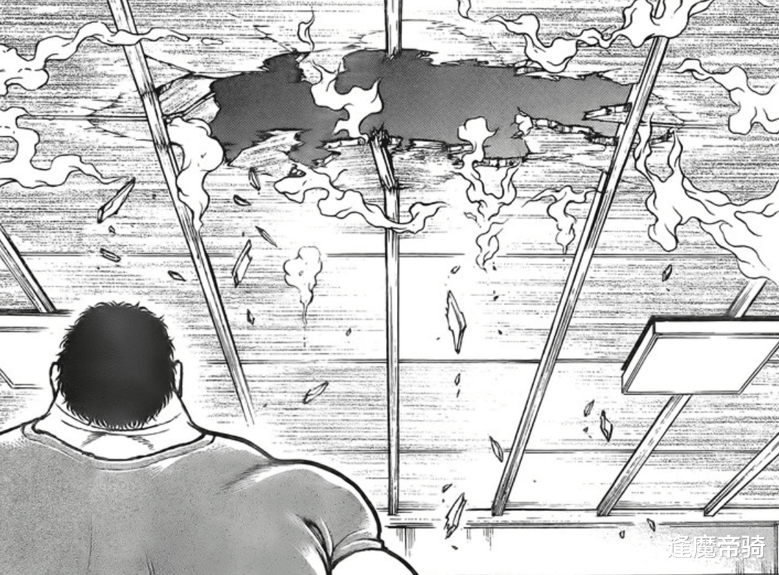 范马勇次郎|蹴速道127话：范马勇次郎刚登场，就被踢飞，天花板都破了个大洞！