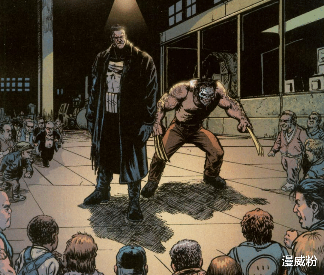 |漫威名场面!金刚狼的“小弟弟”被惩罚者打爆