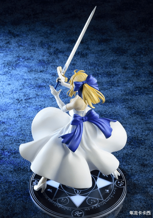 手办|FateUBW:白色礼服版呆毛王手办再版 自带变色效果 C妈太懂了