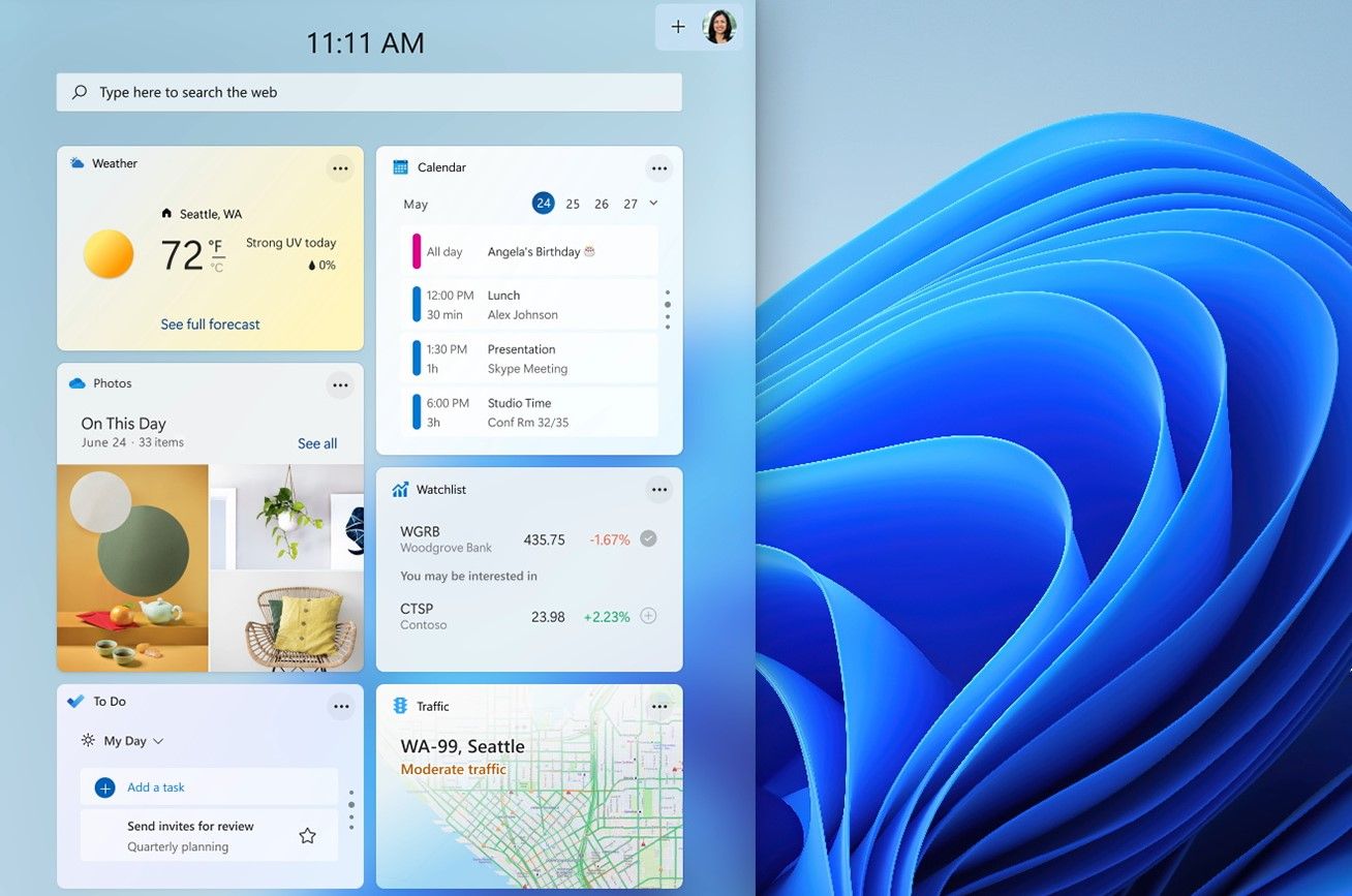 惠普|Windows 11 今年稍晚将开放第三方widget 加入