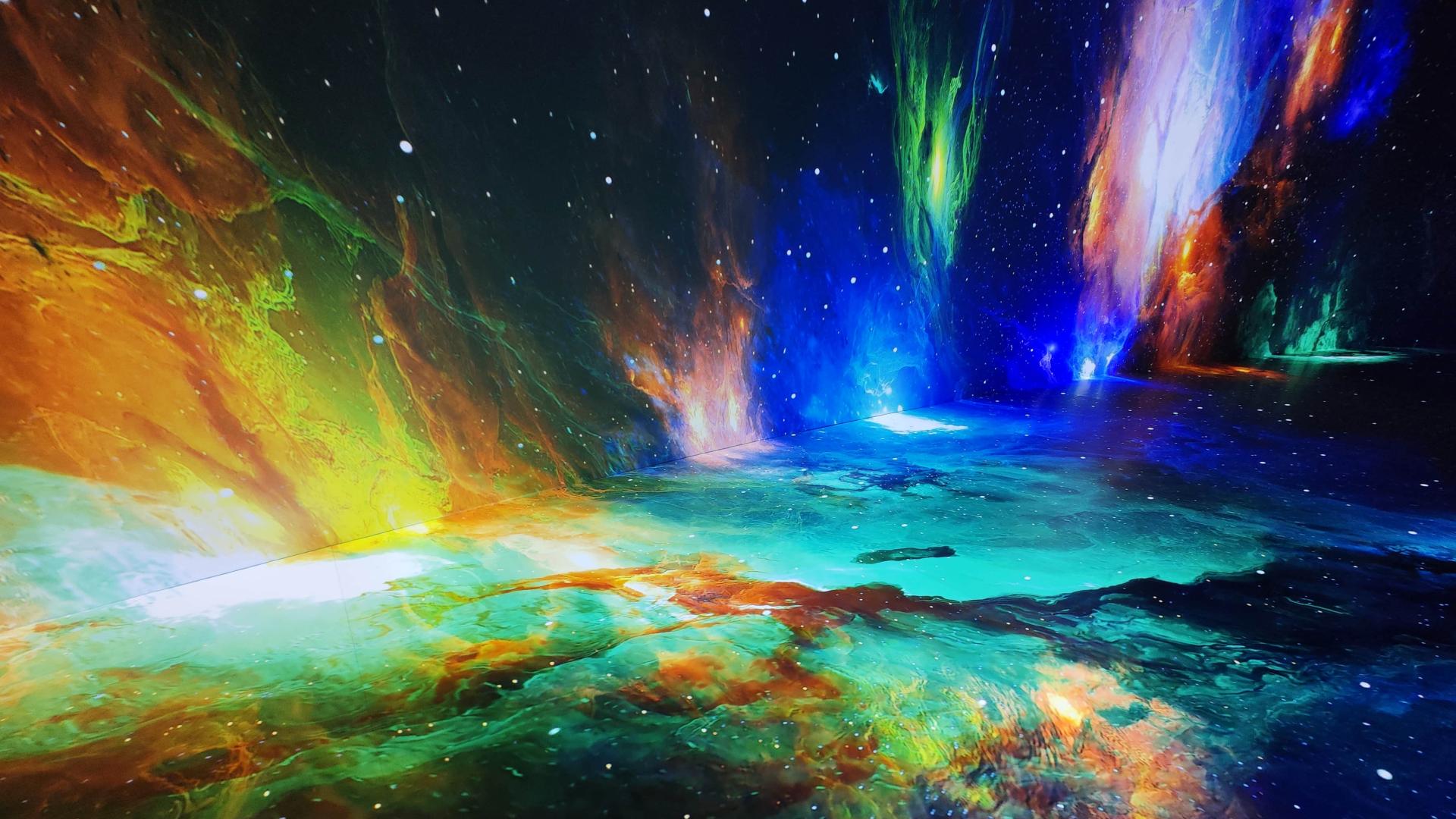 Google|大场景沉浸式视觉呈现！海信商用激光投影助力科技艺术展