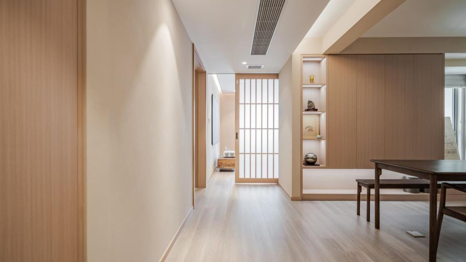 谁说年轻人的家就一定炫酷？她91㎡小家，一进门就透着禅意