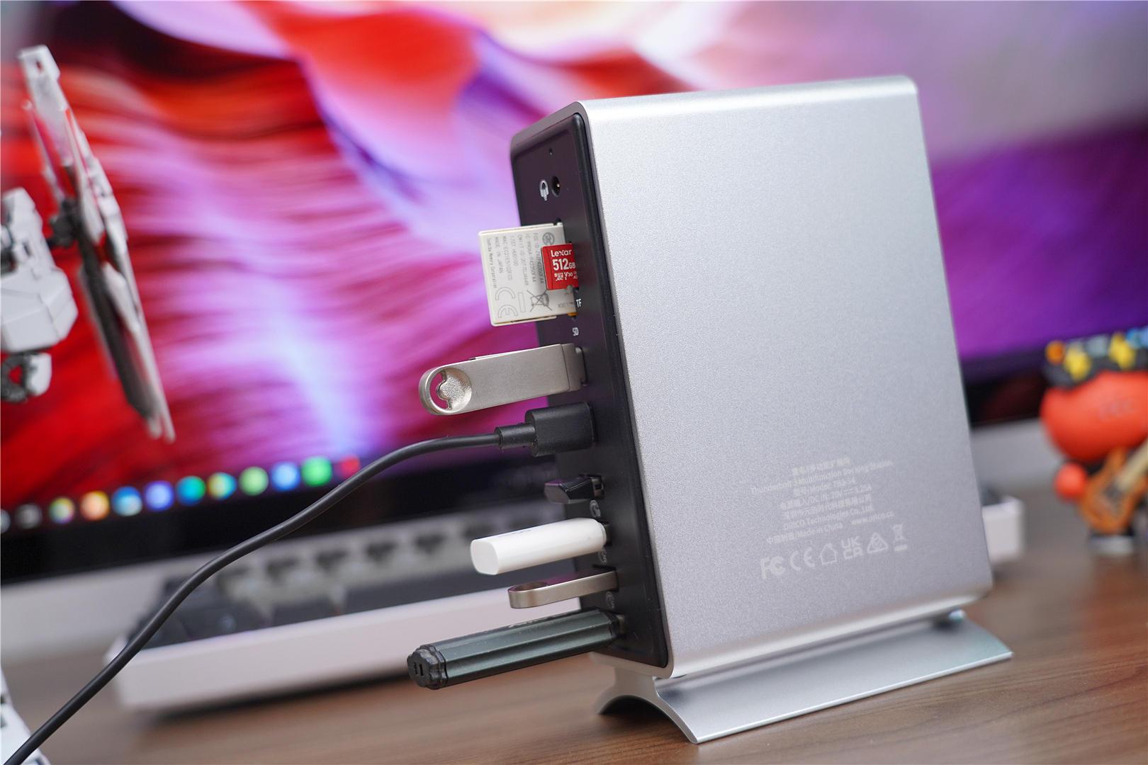 USB|支持雷电3，你要的扩展坞它来了，ORICO TB3-S4雷电3扩展坞分享！