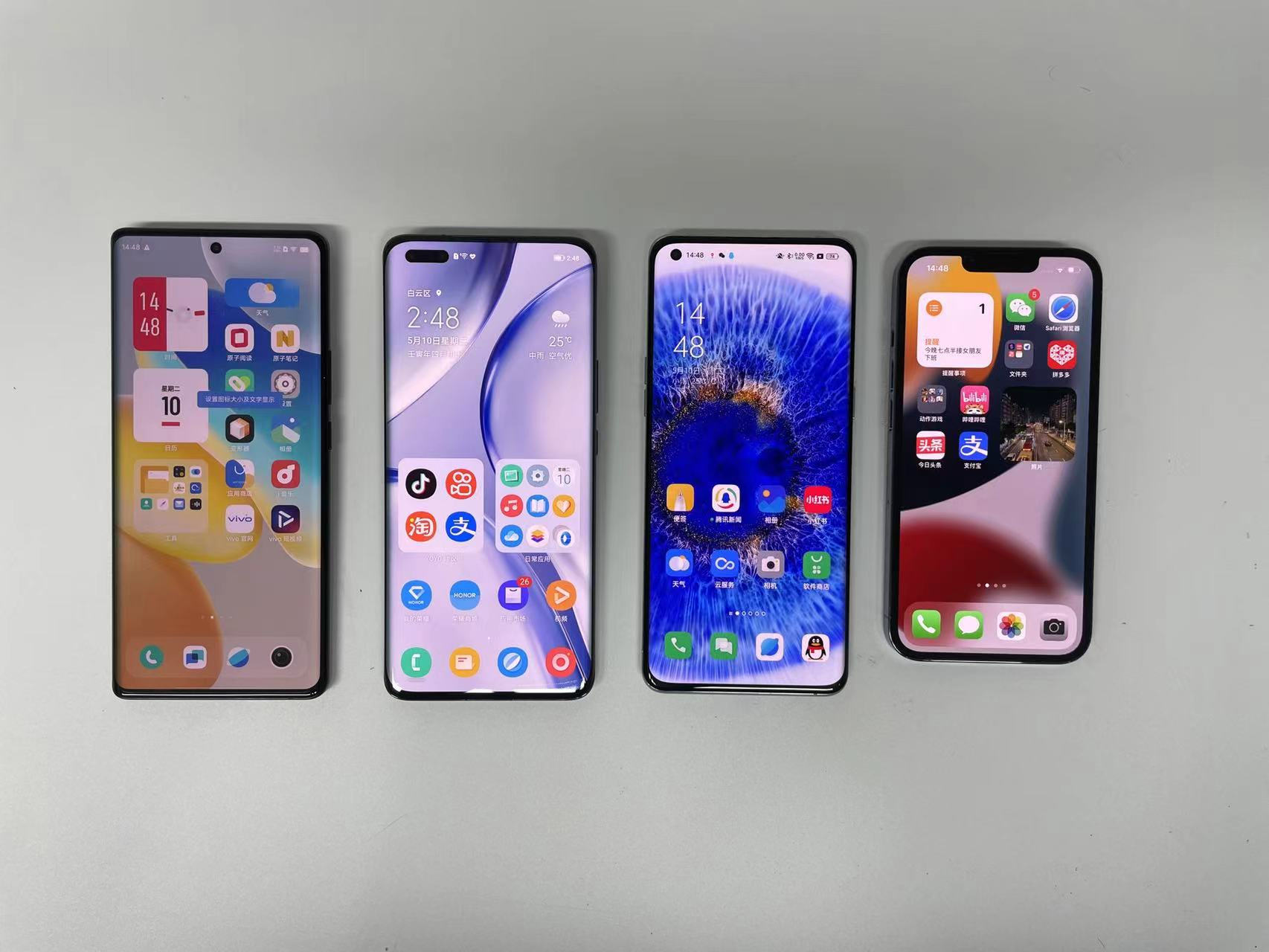 旗舰机|2022四大旗舰机外观对比，到底谁的机身设计更好看？