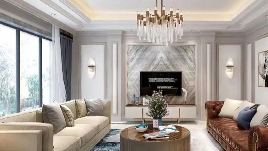 别墅装饰-美式风格600平米别墅装修案例