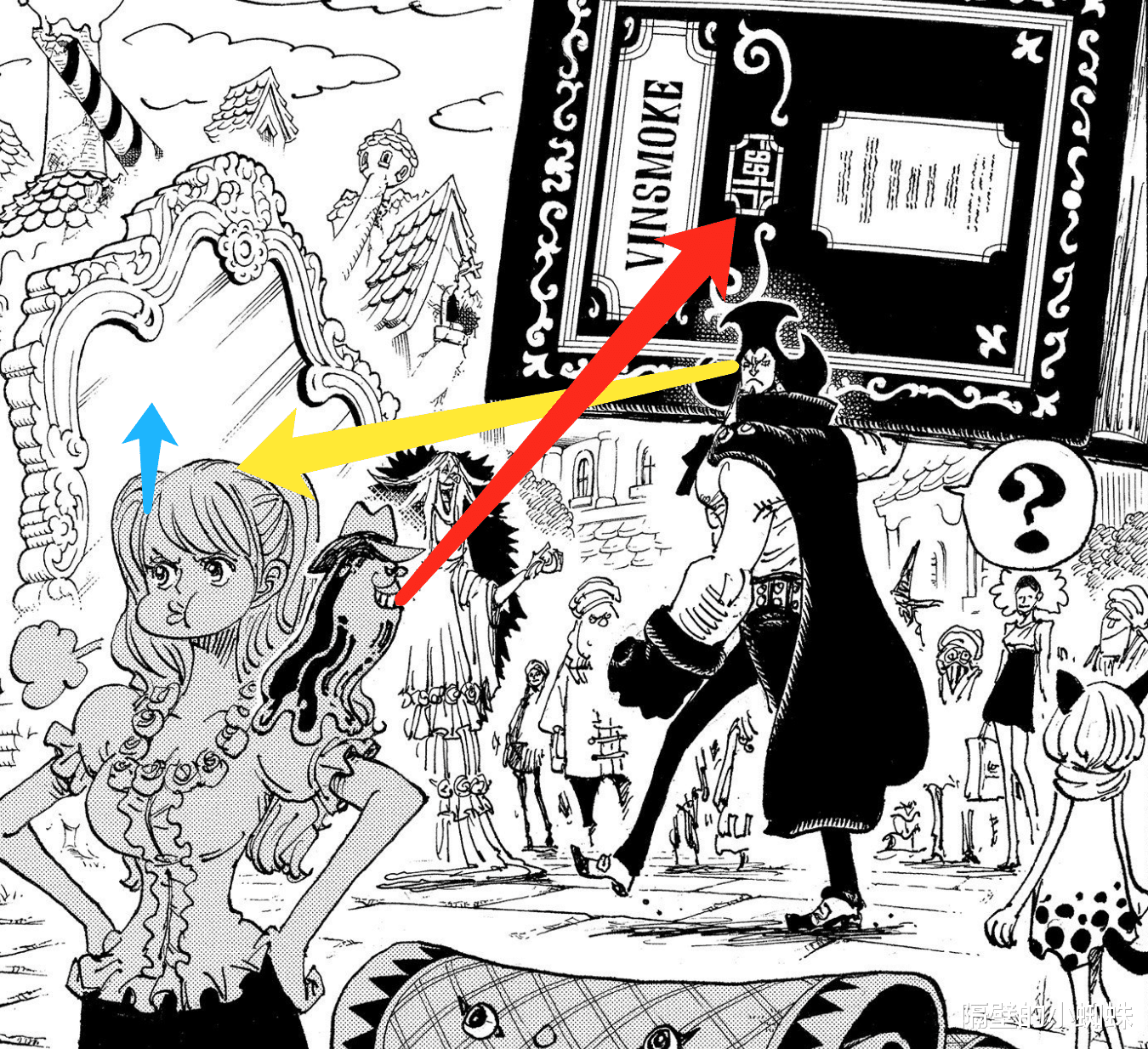 蜘蛛|海贼王1049话，布琳放火烧书，尼治和勇治被救，鬼岛在花之都坠落