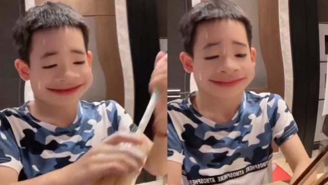 |Jasper做家务帮妈妈庆母亲节，应采儿直呼开心，还一起欢乐搞怪