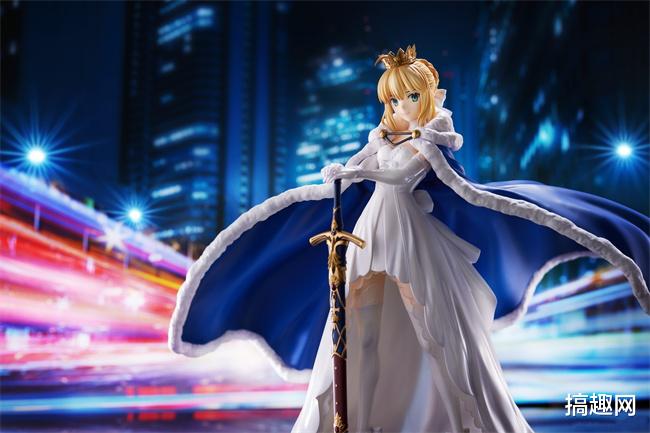 阿尔托莉雅|潮趣：《FGO》Saber/阿尔托莉雅·潘德拉贡 1/7手办 一身白色礼服