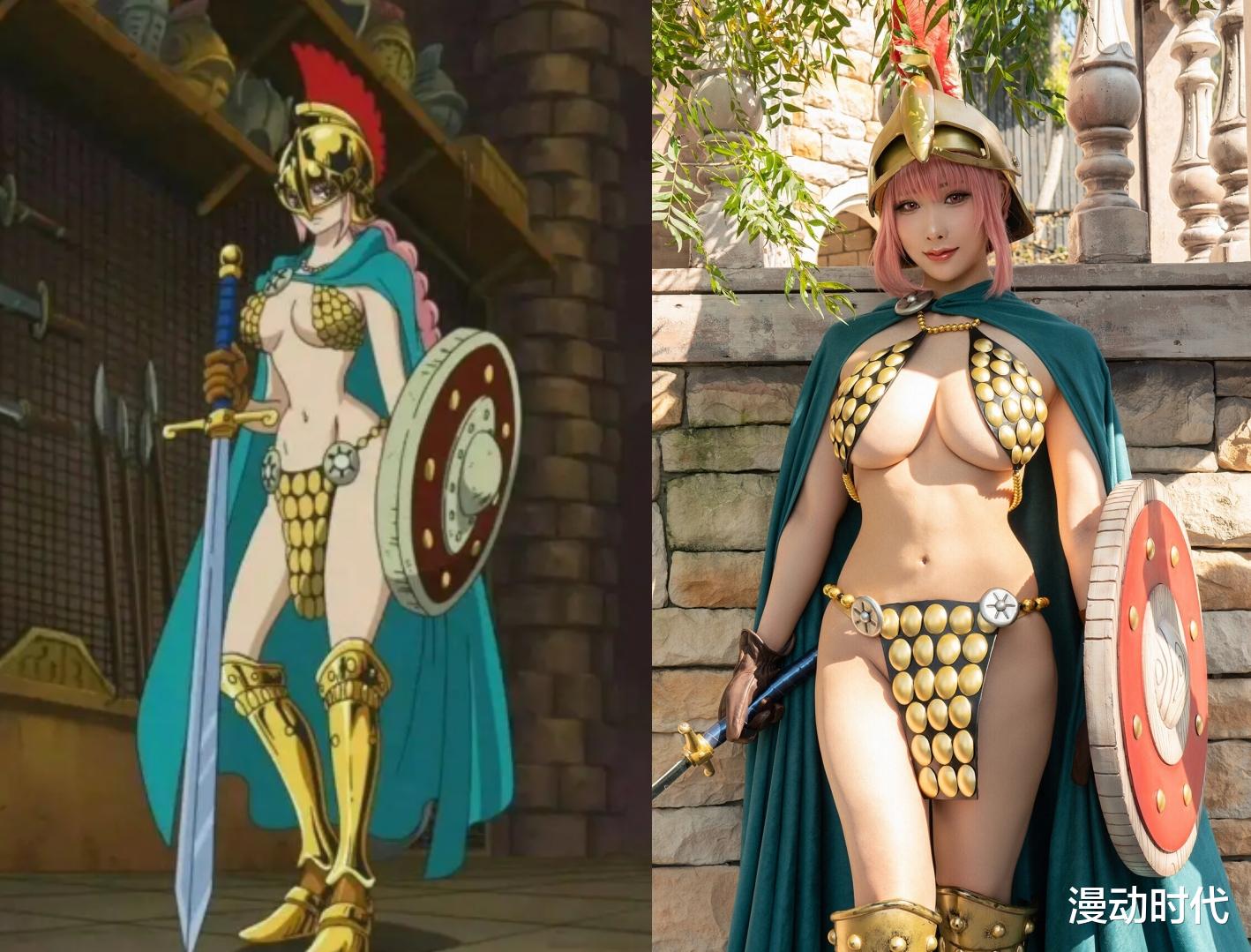 海贼王|盘点海贼王皇级cos,网友:明人不说暗话,蕾贝卡比动漫还大!