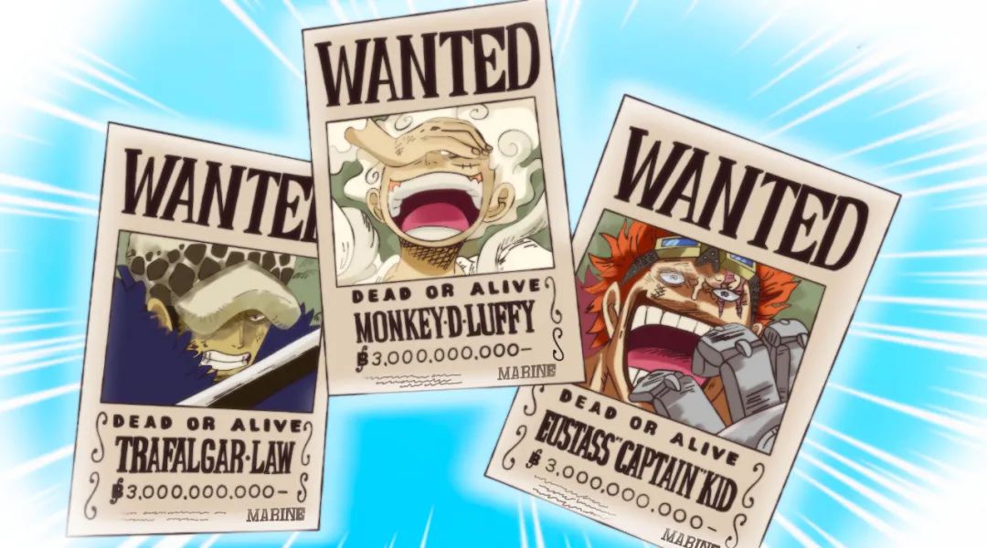 赏金|海贼王1053话，路飞赏金30亿，巴基成为新四皇，大将绿牛要杀掉路飞