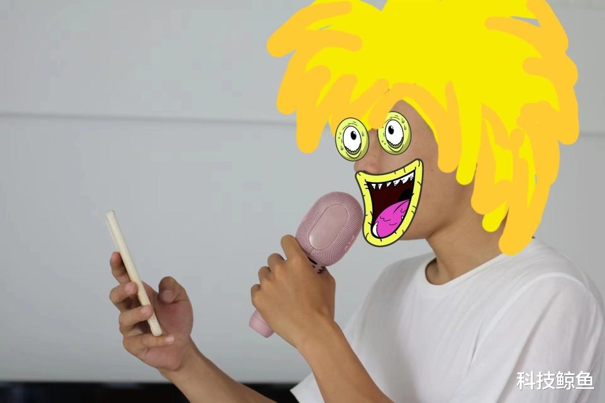 魅族|JBL KMC300无线麦克风体验：6W扬声器+10种音效，在家就能K歌