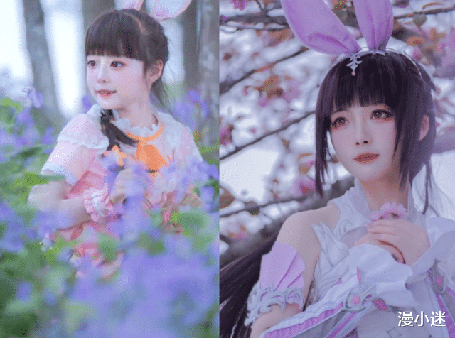 小舞|斗罗:小舞幼年vs五年后,这对母女的COS非常漂亮,女儿太有灵气
