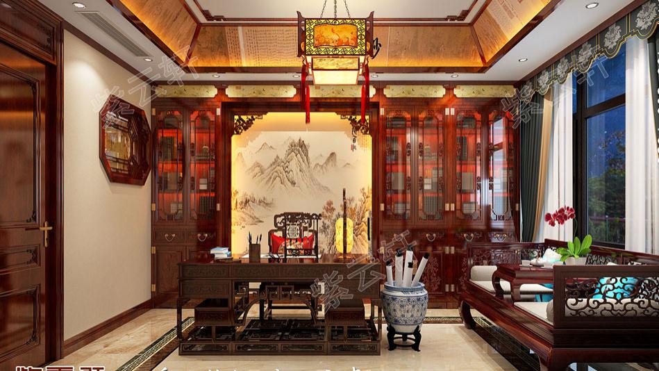 古典中式别墅，室内装修宫廷范儿，金碧辉煌好气派！