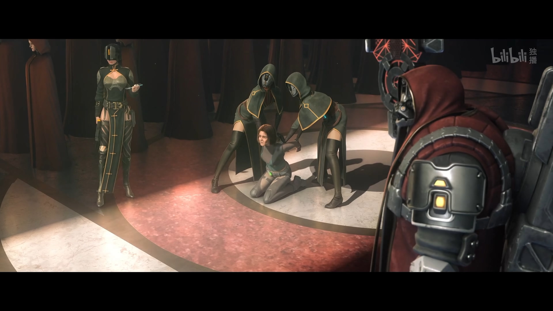 冉冰|《灵笼》｜第一话 猎荒者小队历经艰难成功找寻能源；副队长冉冰和队长马克互生情愫