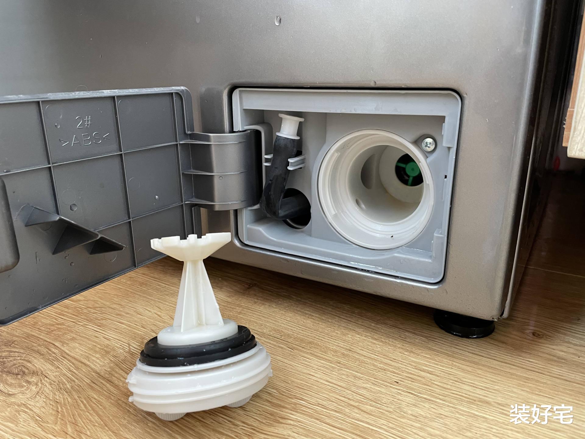 |还在花钱找人清理洗衣机?只需3步,脏东西自己跑出来,超简单!