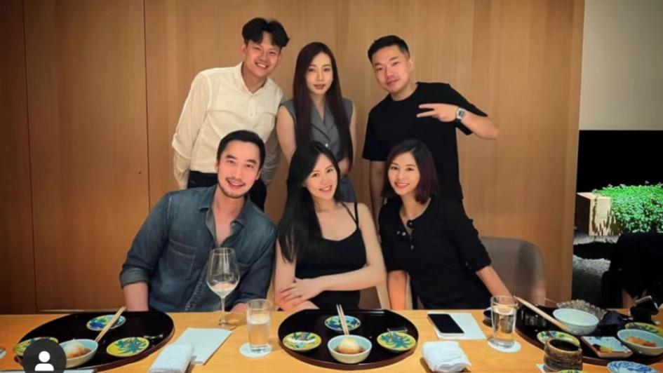 赖弘国|阿娇前夫分享妻子正面照！五官精致气质佳，怀孕7个月孕肚明显