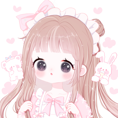 |可爱动漫闺蜜头像|这么难遇见的人，不要轻易说再见