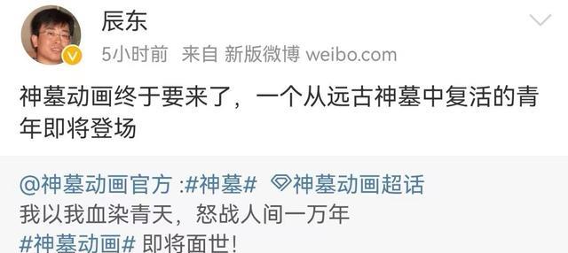 神墓|《神墓》动画定档,若森大制作,网友:极不看好,直言是献祭
