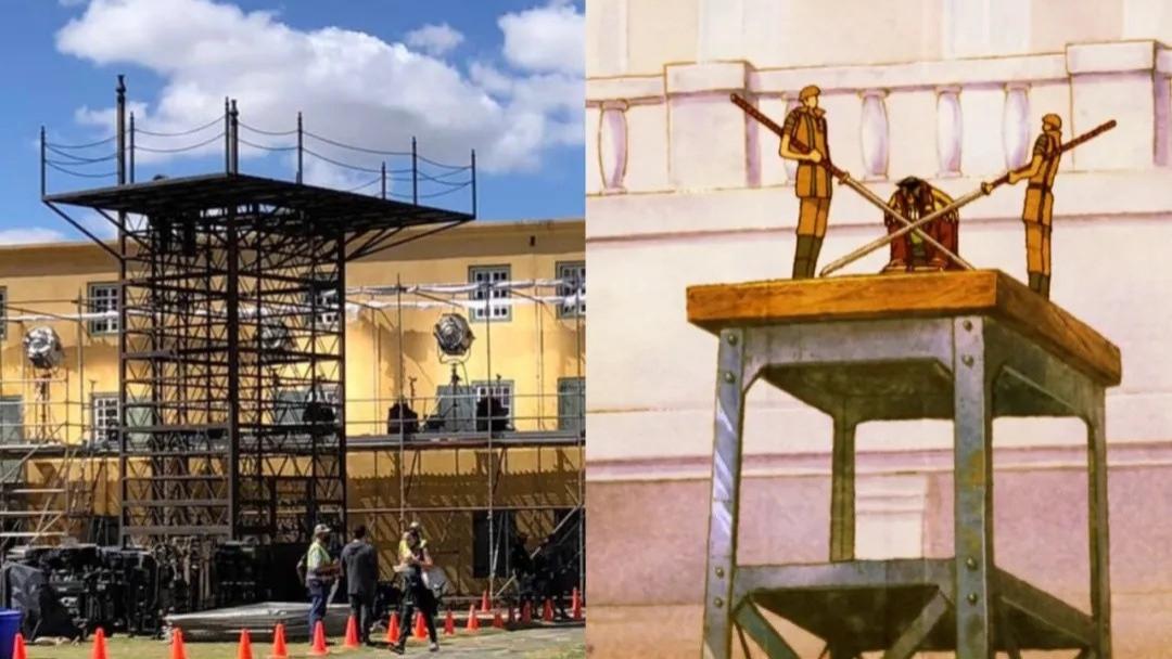 海贼王|《海贼王》真人版场景照公布，终于能现实中看到罗杰的行刑台了