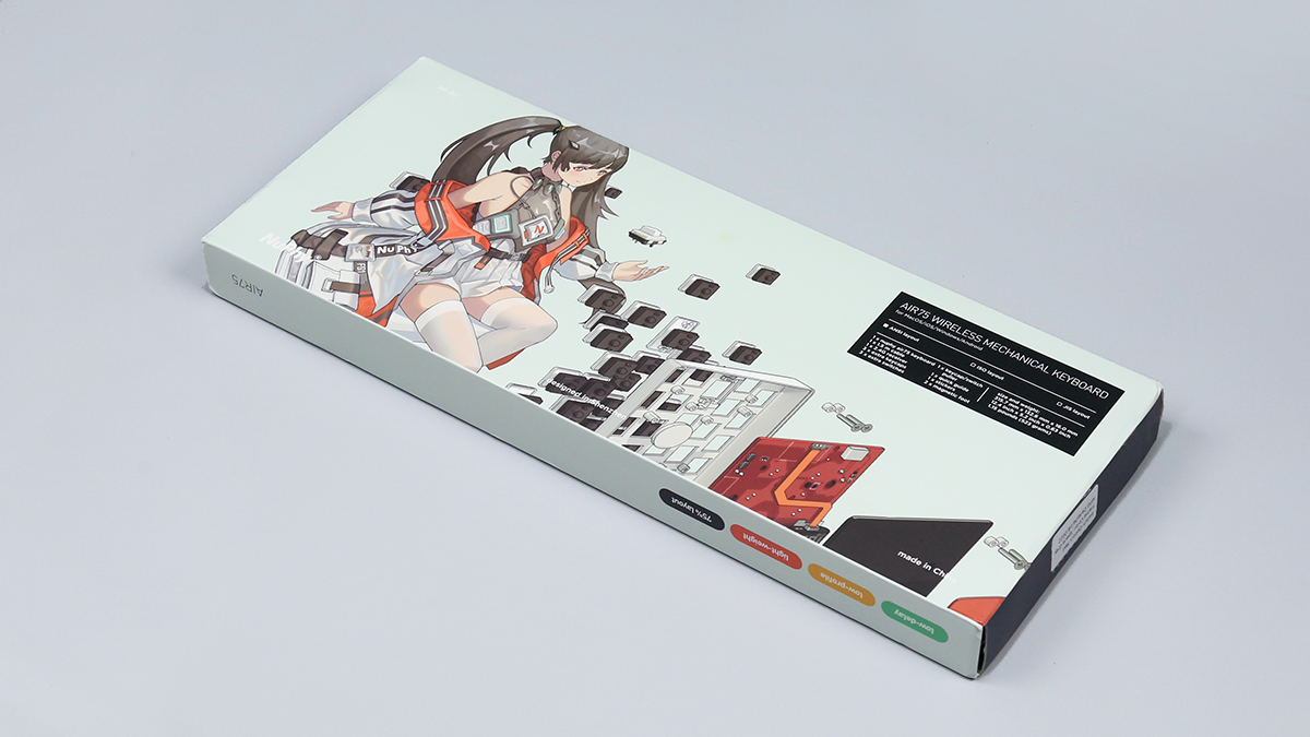 机械键盘|NuPhy Air75三模矮轴机械键盘评测：多模、高颜、轻便