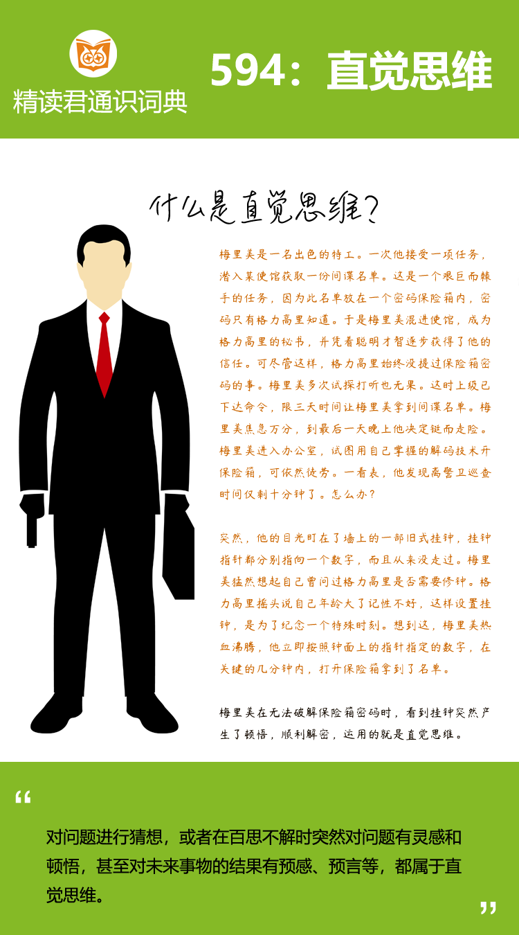 你可能还不知道，你的直觉可以有