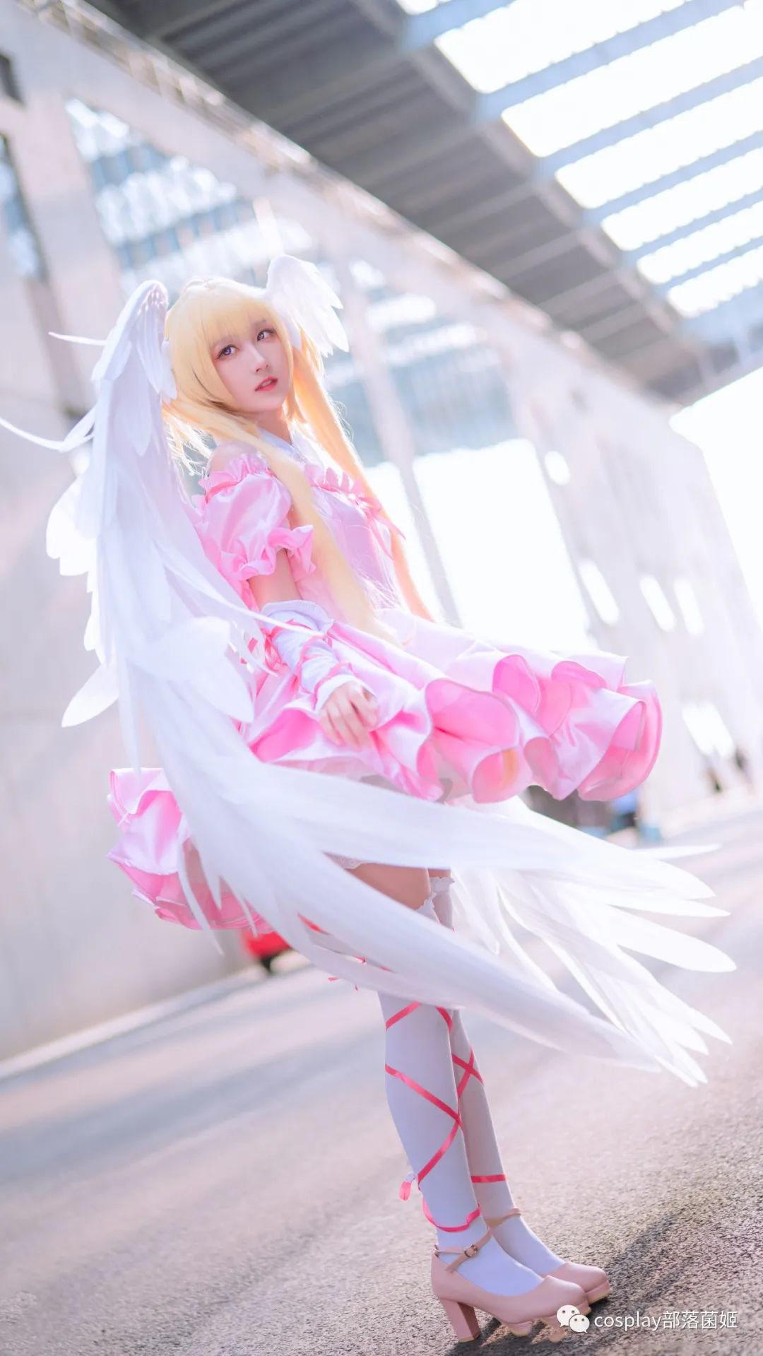 粉色|cos:cp28粉色甜心漫展返图@纸牌